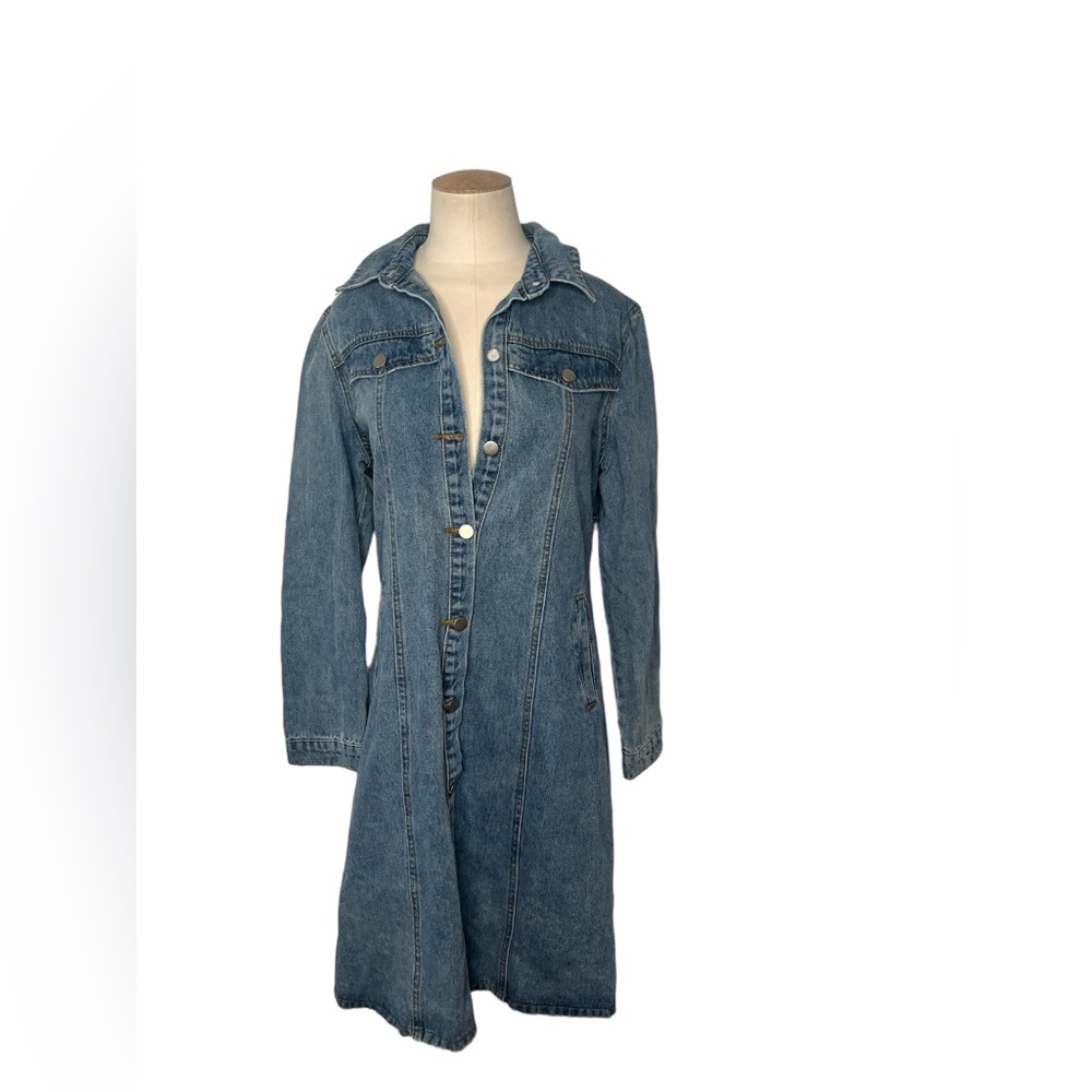 36 Points 5 Denim Longsleeve Dress Size large